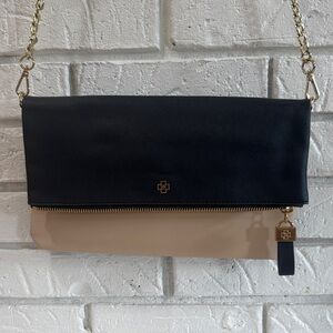 Ann Taylor Black and Tan Clutch